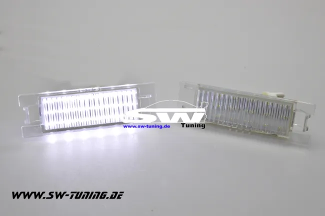 SW-Light LED Kennzeichenbeleuchtung Opel Zafira B, Astra H, Corsa D, Insignia A Limo