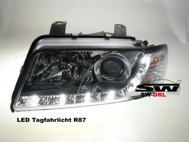 SW-DRL headlights AUDI A4 B5 99-01 Daytime Runing LIGHT - R87 ch