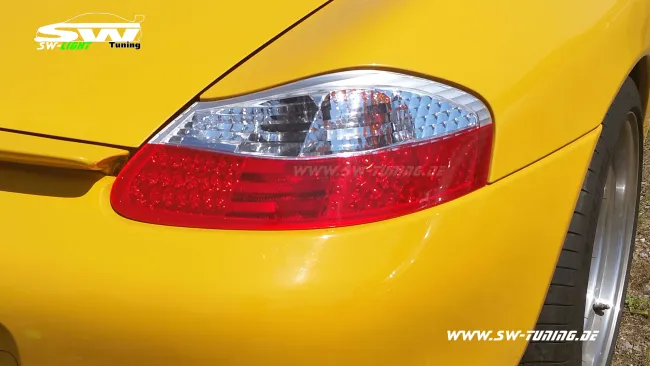 SW-Light LED taillights for Porsche Boxster Type 986 96-04 red/crystal