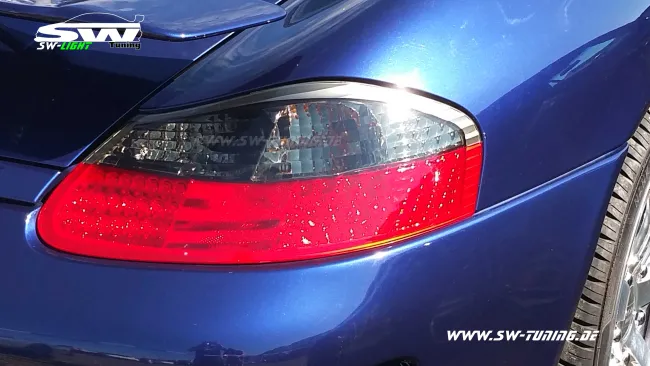 SW-Light LED Rückleuchten passend für Porsche Boxster Typ 986 96-04 rot/schwarz