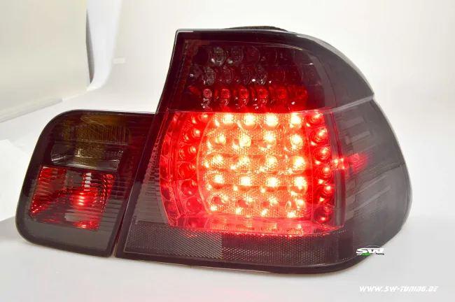 SW- LED taillights 3er BMW E46 LCI Limo 02-04 smoke 4-pieces