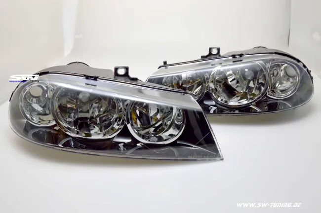 SW-Halogen headlights for ALFA ROMEO 156 03-05 black