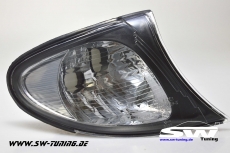 SW-corner lights BMW E46 LCI 4D Limo + Touring 02-05 Facelift black
