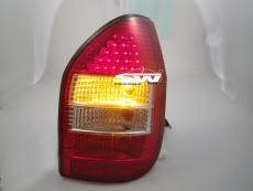 led taillights Opel Zafira A 99-05 in red/chrystal