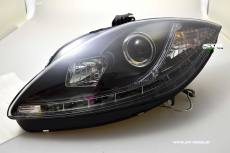 SW-Light headlights Seat Leon 1P1 09-12 Facelift LED positionlight black