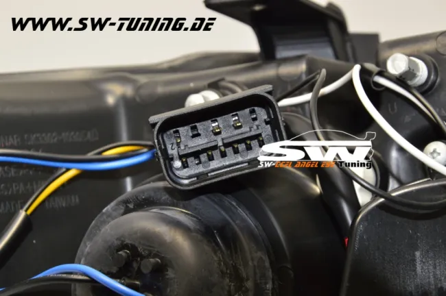 Angel Eye headlights 3er BMW E90/E91 05-09 CCFL- helo rims chrome