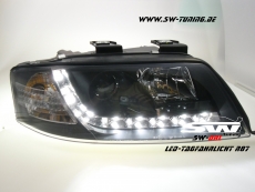 SW-DRL headlights Audi A4 4B 97-01 DAYTIME RUNNING LIGHT R87 bla