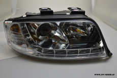 SW-DRL Scheinwerfer AUDI A6 4B 97-01 LED Tagfahrlicht R87 chrome
