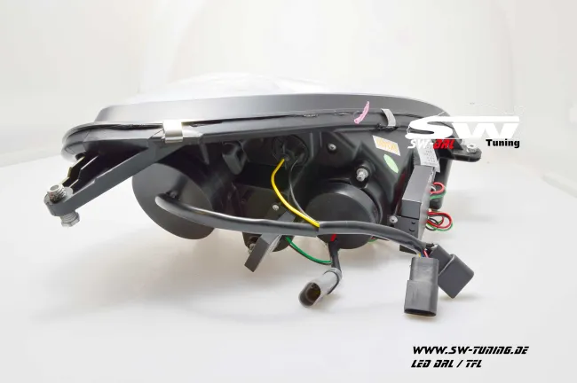 SW-DRL Scheinwerfer passend für Mercedes Benz SLK R171 LED Tagfahrlicht 04-11 chrom