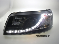 SW-DRL Scheinwerfer VW T5 03-09 LED-Tagfahrlicht R87 black