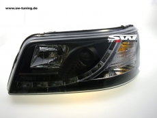 SW-DRL Scheinwerfer VW T5 03-09 LED-Tagfahrlicht R87 black