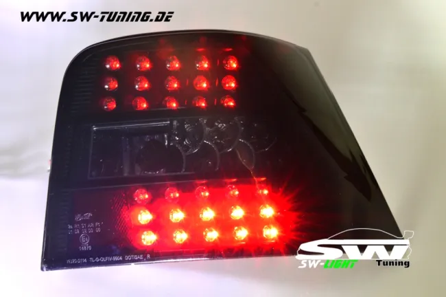 SW-Light LED taillights suitable for VW Golf 4 with LED indicator smoke
