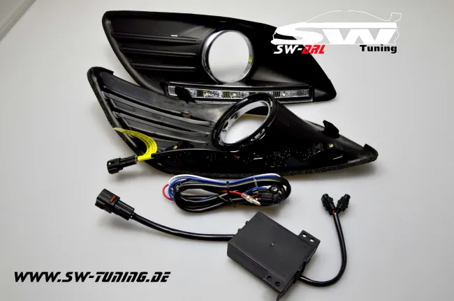 LED Tagfahrlicht Ford Focus Mk2 DA3 08-11 chrome R87-Zulassung