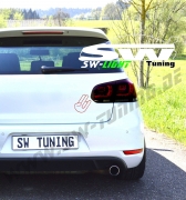 SW-Light LED Rckleuchten R-Look fr VW Golf VI 08-12 red/smoke (Auch Serien LED)