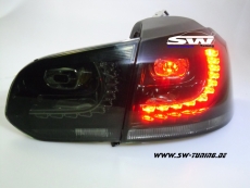SW-Light LED Rckleuchten R-Look fr VW Golf VI 08-12 smoke (Auch Serien LED)