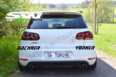 SW-Light LED Rckleuchten R-Look fr VW Golf VI 08-12 smoke (Auch Serien LED)