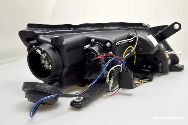 SW-DRL headlights VW Tiguan 07-11 with LED-DRL R87 black