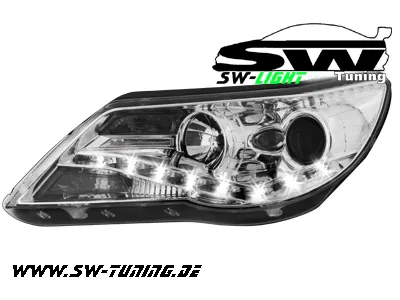 SW-Light Scheinwerfer VW Tiguan 5N 07-11 LED Standlicht chrom