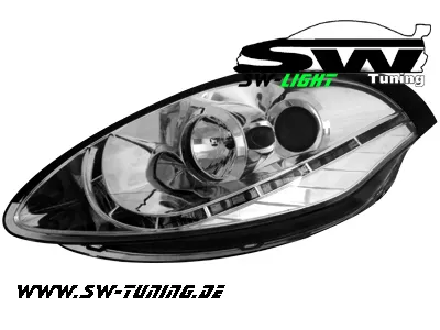 SW-Light Scheinwerfer Fiat Bravo 198 07-13 LED Standlicht chrome