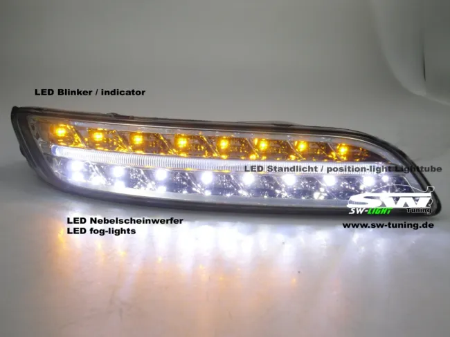 SW-Light LED fog lamp / LED indicator / LED positionslamp suitable for Porsche 911/997 05-08