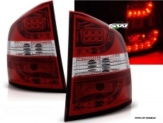 SW-Light LED taillights suitable for Skoda Octavia Combi 1Z 04-12 red/chrystal