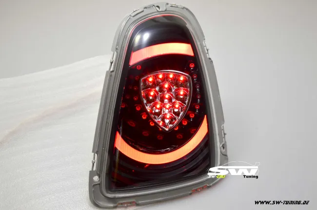 SW-Celi LED Rückleuchten für New Mini R56/R57 Cabrio 11-13 Black/white Lightbar