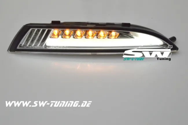 SW-Ltube LED Frontblinker/LED Standlicht VW Scirocco III 09-14 chrome Lighttube