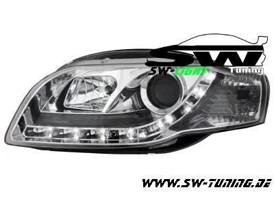 SW-Light Scheinwerfer Audi A4 B7 05-08 LED Standlicht chrom