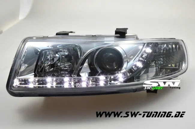 SW-Light headlights for Seat Leon/Toledo 99-04 led positionlight chrome