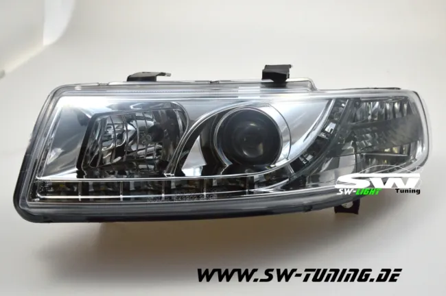 SW-Light headlights for Seat Leon/Toledo 99-04 led positionlight chrome