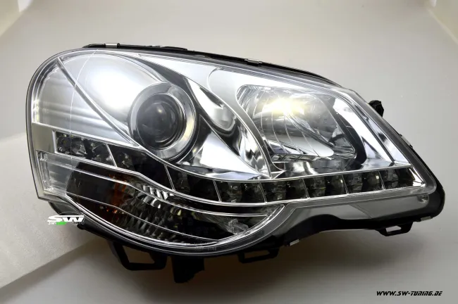 SW-Light headlights VW Polo 9N3 05-09 LED position light chrome