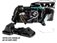 Angel Eye Scheinwerfer Audi A6 4B/5C 01-03 Standlichtringe chrom