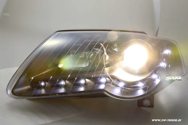 SW-Light Scheinwerfer VW Passat 3C 05-10 LED Standlicht schwarz