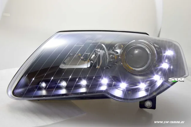 SW-Light Scheinwerfer VW Passat 3C 05-10 LED Standlicht schwarz