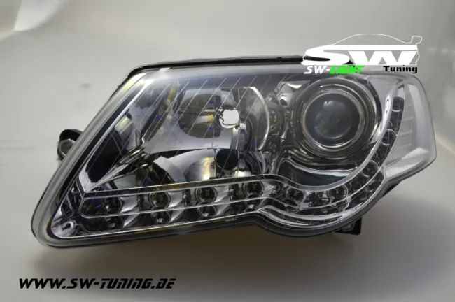 SW-Light Scheinwerfer VW Passat 3C B6 05-10 LED Standlicht chrome
