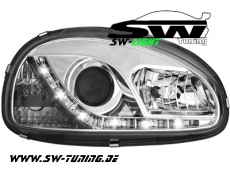 SW-Light headlights Opel Corsa B 3/5D 03.93-01  LED positionslight chrome