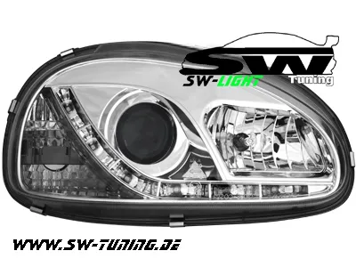 SW-Light headlights Opel Corsa B 3/5D 03.93-01 LED positionslight chrome