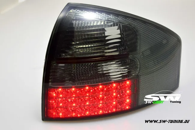 SW-Light LED taillights for Audi A6 97-04 sedan smoke