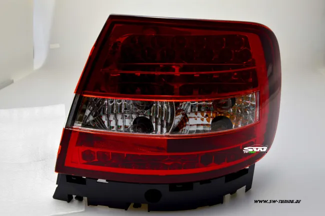 SW-Light LED taillights suitable for Audi A4 B5 sedan 95-99 red/crystal