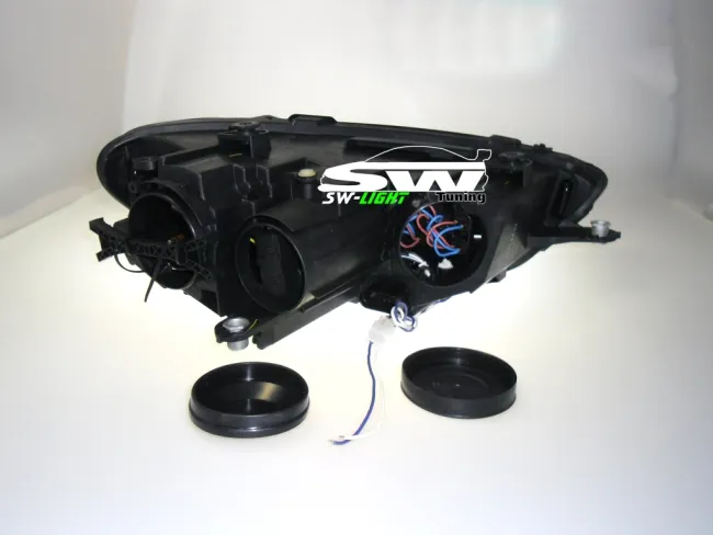 SWLight headlights VW Scirocco III Type 13 08-14 LED Lightbar black