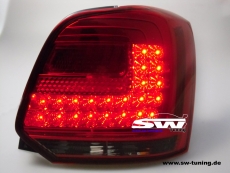 SW-Light LED taillights suitable for Volkswagen Polo V Type 6R 09-14 red / black