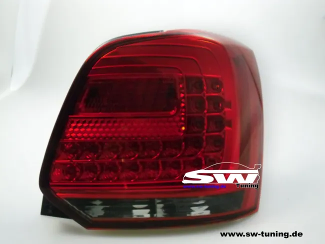 SW-Light LED taillights suitable for Volkswagen Polo V Type 6R 09-14 red / black