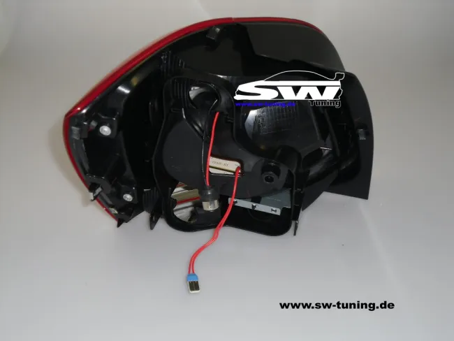 SW-Light LED taillights suitable for Volkswagen Polo V Type 6R 09-14 red / black