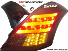 SW-Celi LED Rckleuchten passend fr Suzuki Swift Typ FZ/NZ 10-16 red/smoke