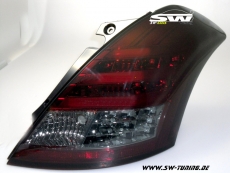 SW-Celi LED Rckleuchten passend fr Suzuki Swift Typ FZ/NZ 10-16 red/smoke
