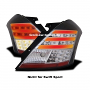 SW-Celi LED Rckleuchten passend fr Suzuki Swift Typ FZ/NZ 10-16 black/Clear