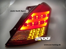 SW-Celi LED Rckleuchten passend fr Suzuki Swift Typ FZ/NZ 10-16 red/clear