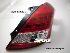 SW-Celi LED Rckleuchten passend fr Suzuki Swift Typ FZ/NZ 10-16 red/clear