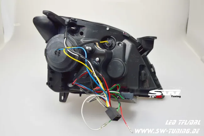 SW-DRL Scheinwerfer Opel Vectra C 02-05 LED Tagfahrlicht chrome