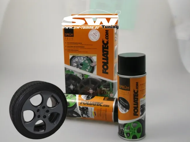 Wheels foil / black shiny Spray foil Foliatec 2x400ml 56,19EUR/1l